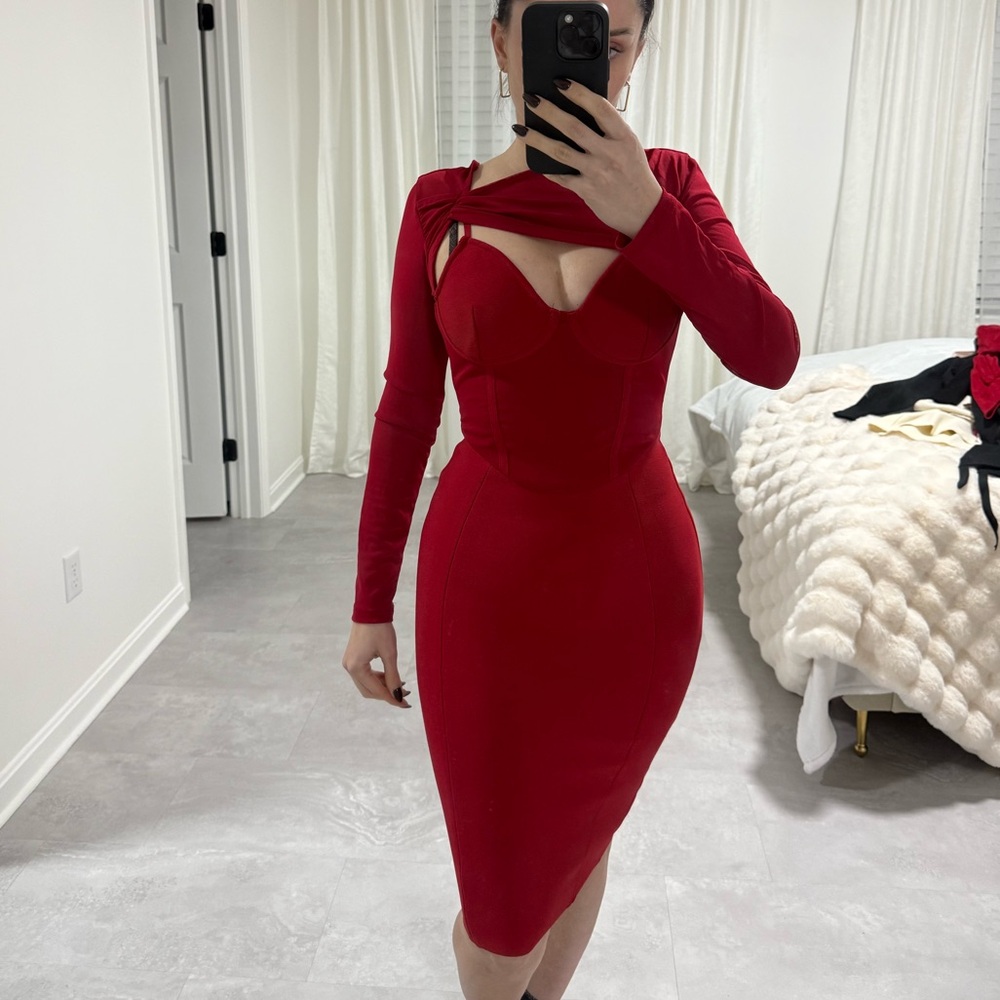 Red dress